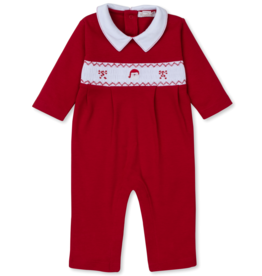 Kissy Kissy Holiday Medley Smocked Playsuit Spoiled Sweet Boutique Spoiled Sweet Boutique