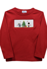 Vive la Fete VFF24 Red Nutcracker Smocked Shirt