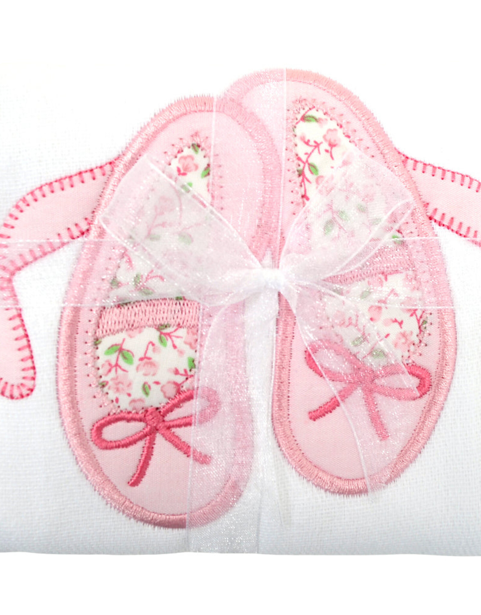 3 Marthas 3M appliqued burp pad lab ballet shoes