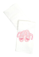 3 Marthas 3M appliqued burp pad lab ballet shoes
