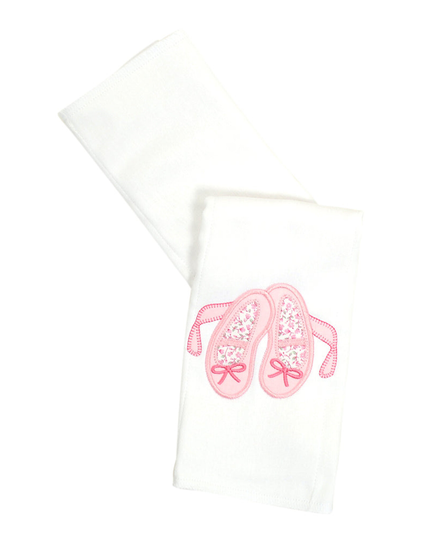 3 Marthas 3M appliqued burp pad lab ballet shoes