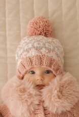 Huggalugs Huggalugs Fairisle Rosy Beanie