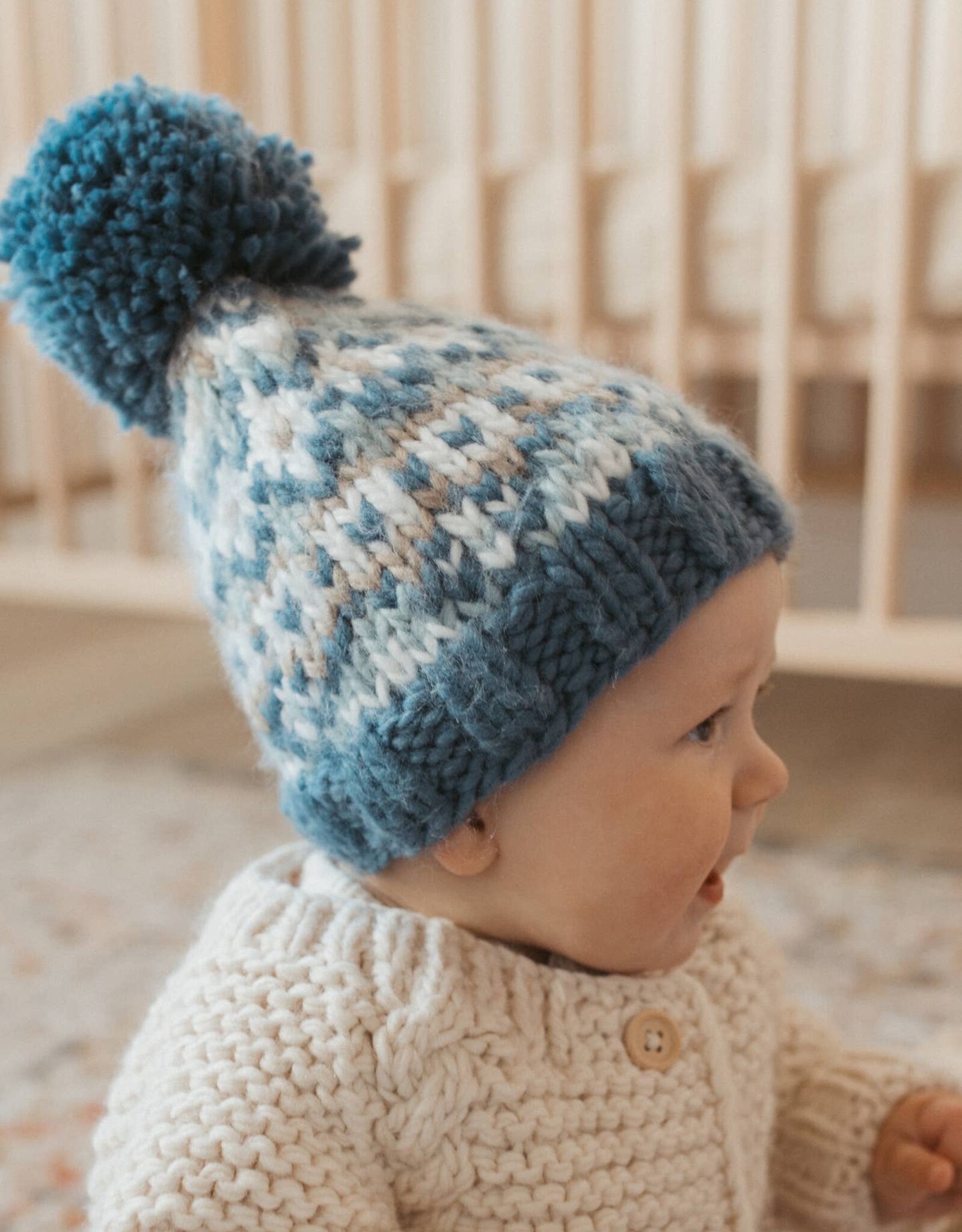 Huggalugs Huggalugs Fairisle Slate Beanie