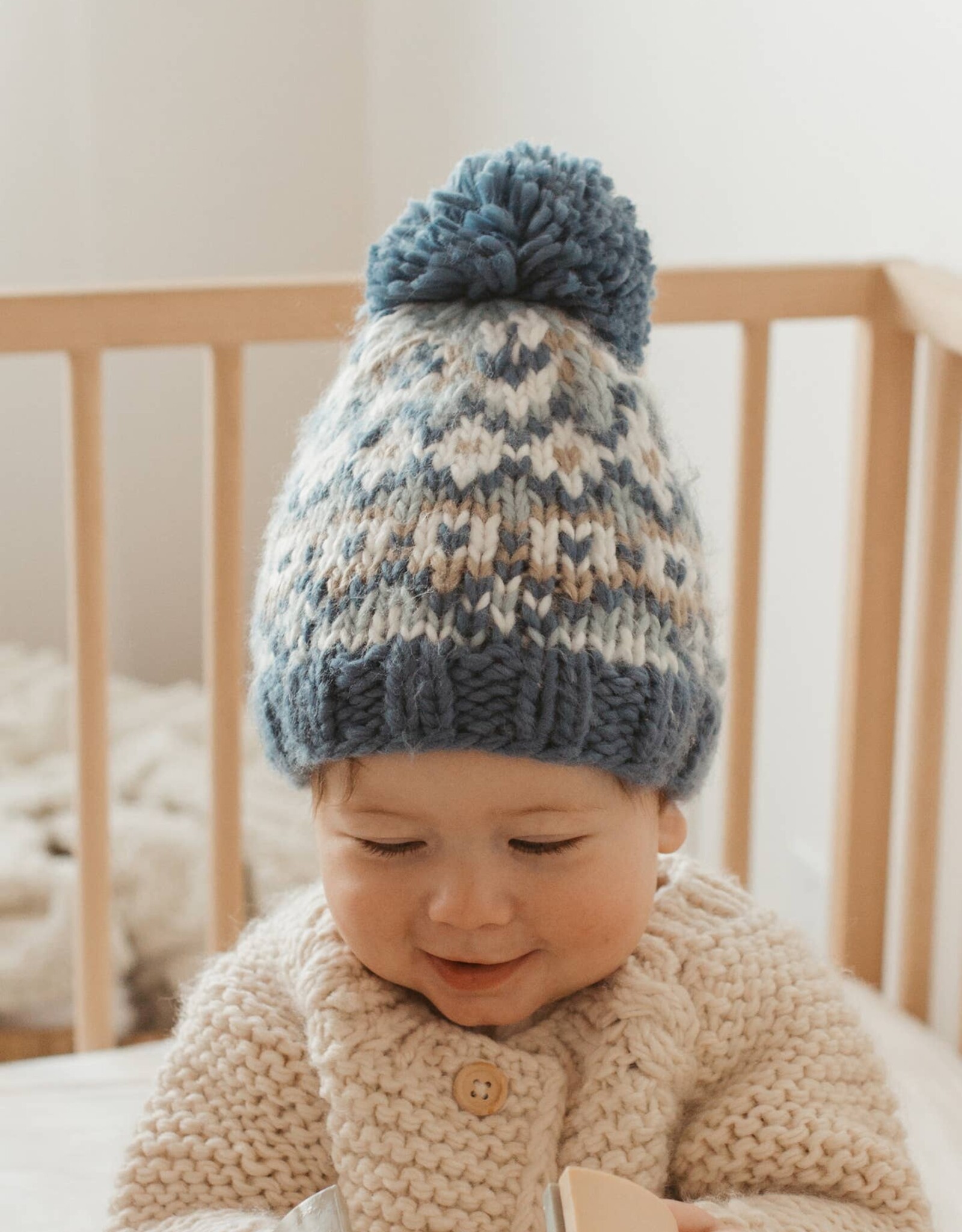 Huggalugs Huggalugs Fairisle Slate Beanie