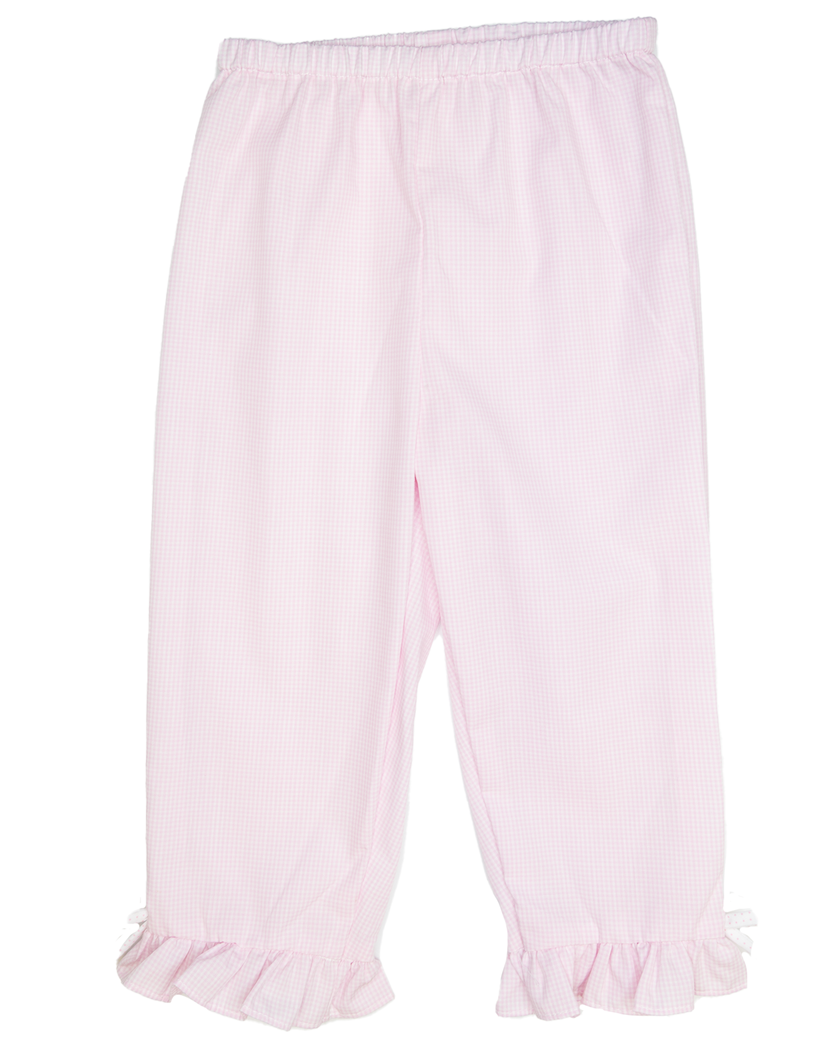 Petit Ami 3-4367 Pink Dot Smocked Pant Set