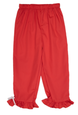 Petit Ami 4372 Red Smocked bow Pant Set