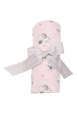 Angel Dear ADF24 Swaddle Blanket gray Elephants Pink
