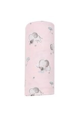 Angel Dear ADF24 Swaddle Blanket gray Elephants Pink