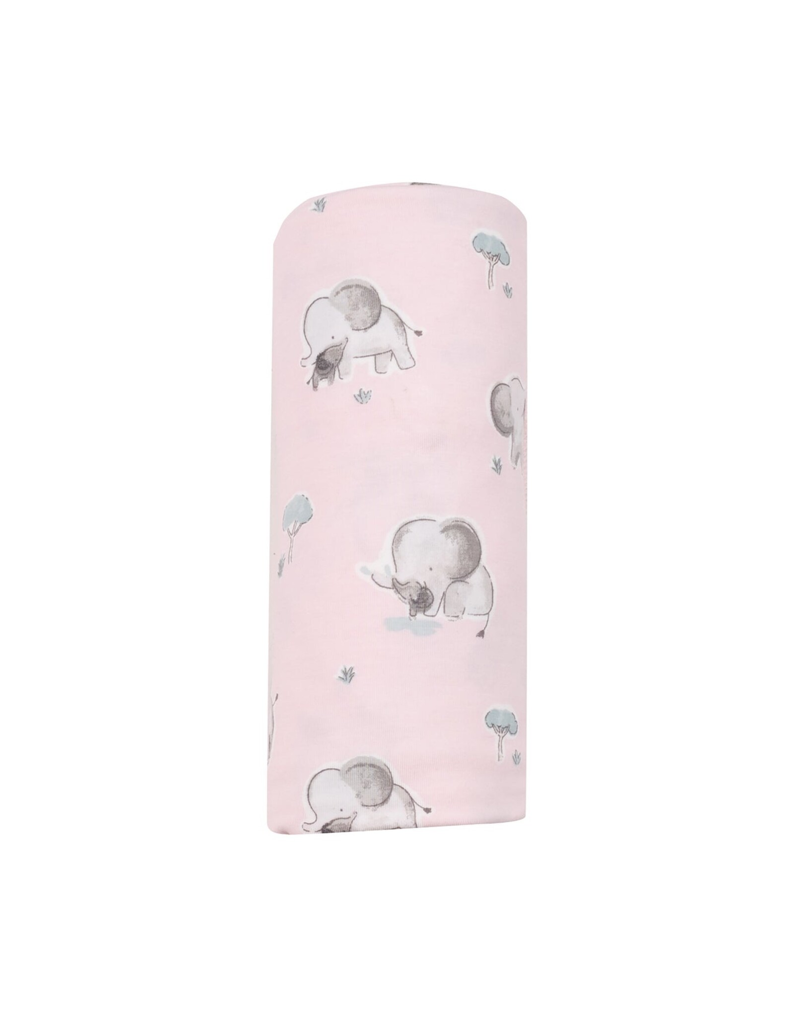 Angel Dear ADF24 Swaddle Blanket gray Elephants Pink