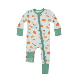 Angel Dear 2 Way Zipper Romper Pumpkin Spice Latte