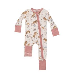 Angel Dear 2 Way Zipper Romper Pretty Ponies