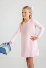 TBBC LS Polly Play Dress Quilted Palm Beach Pink