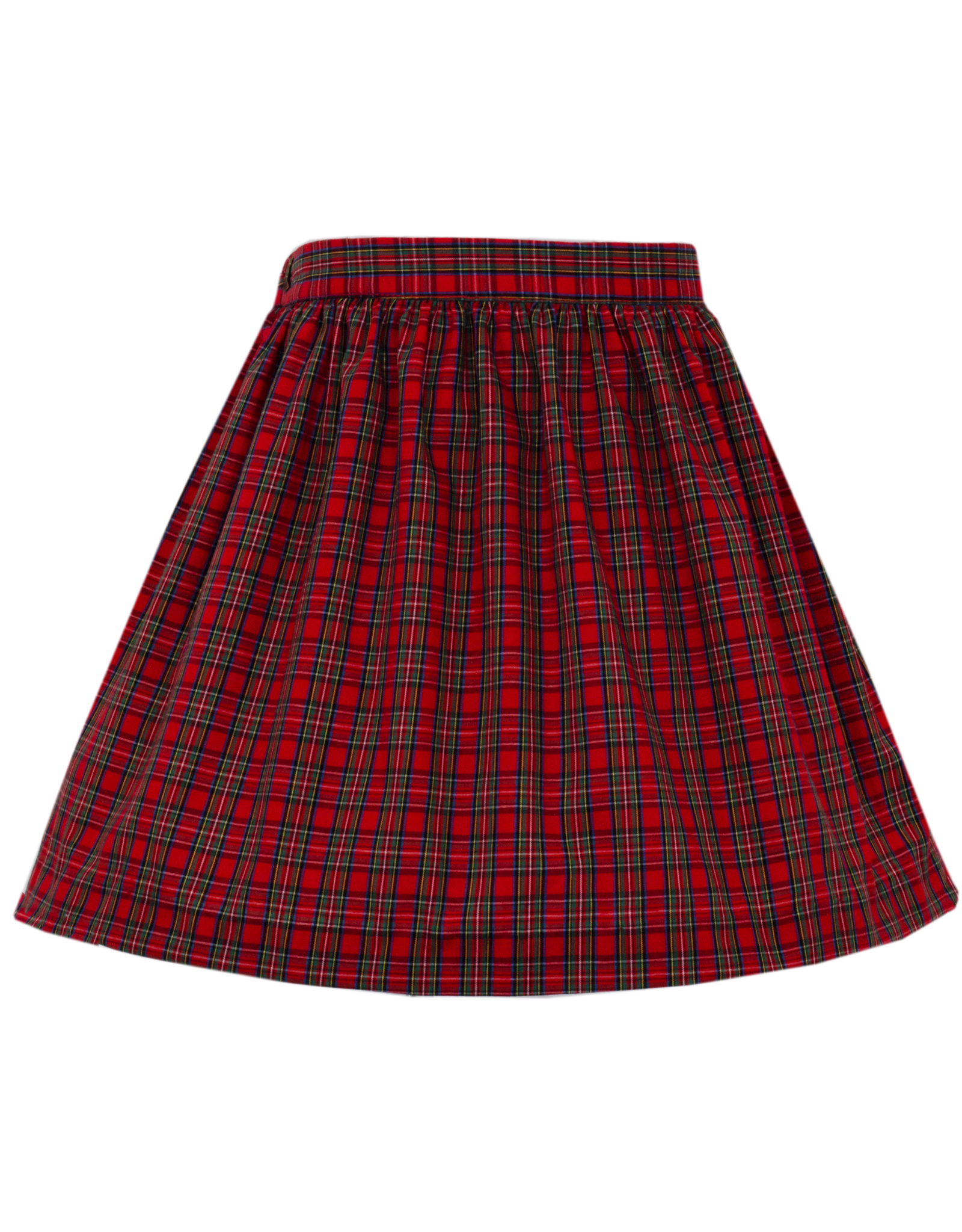 Claire and Charlie 5026SK2 Plaid Scottie Skirt