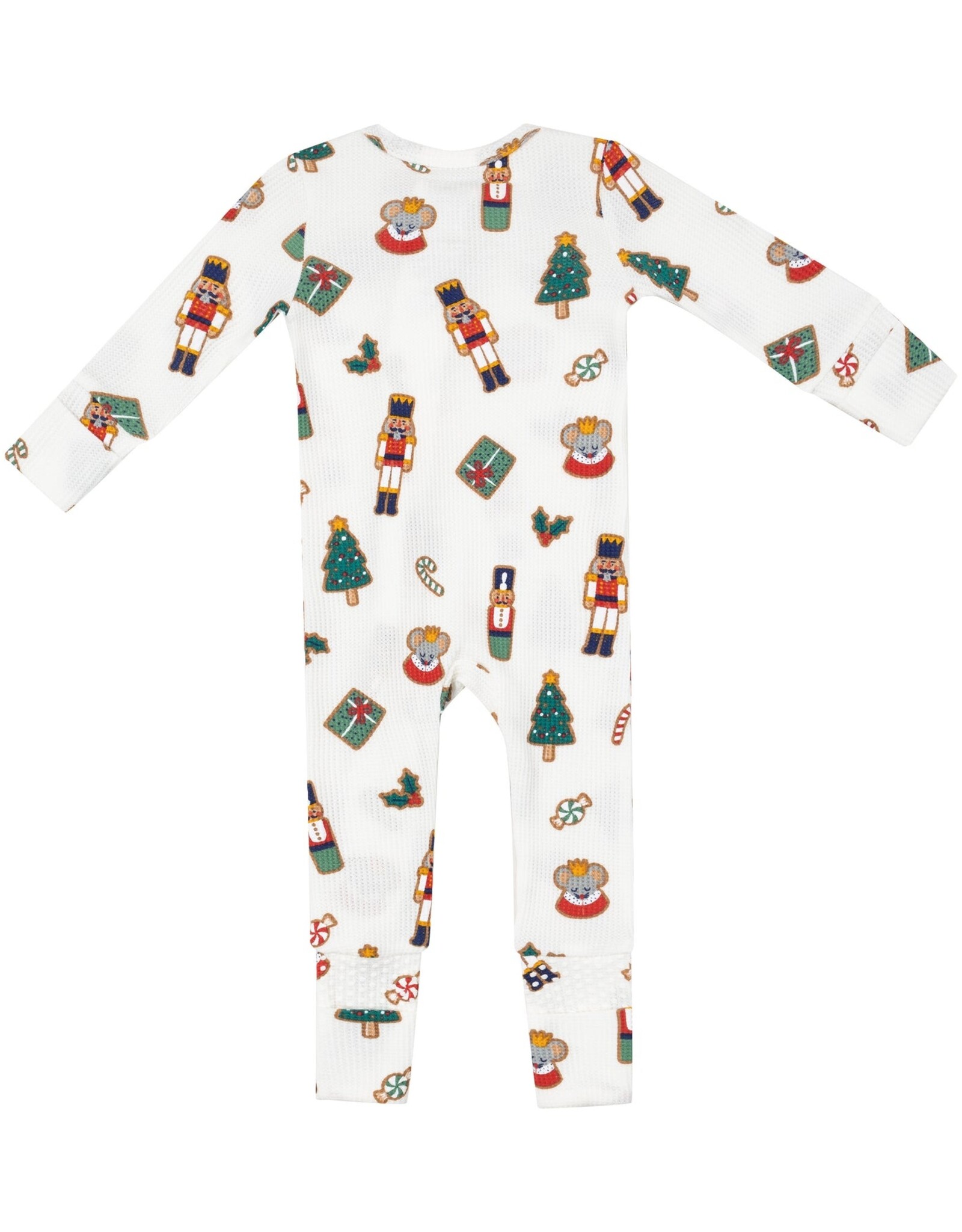 Angel Dear ADF24 2 Way Zipper Romper Nutcracker Christmas Cookies
