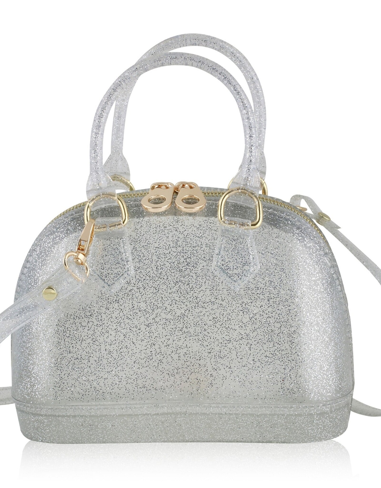 Carrying Kind Cate Purse Silver Sparkle