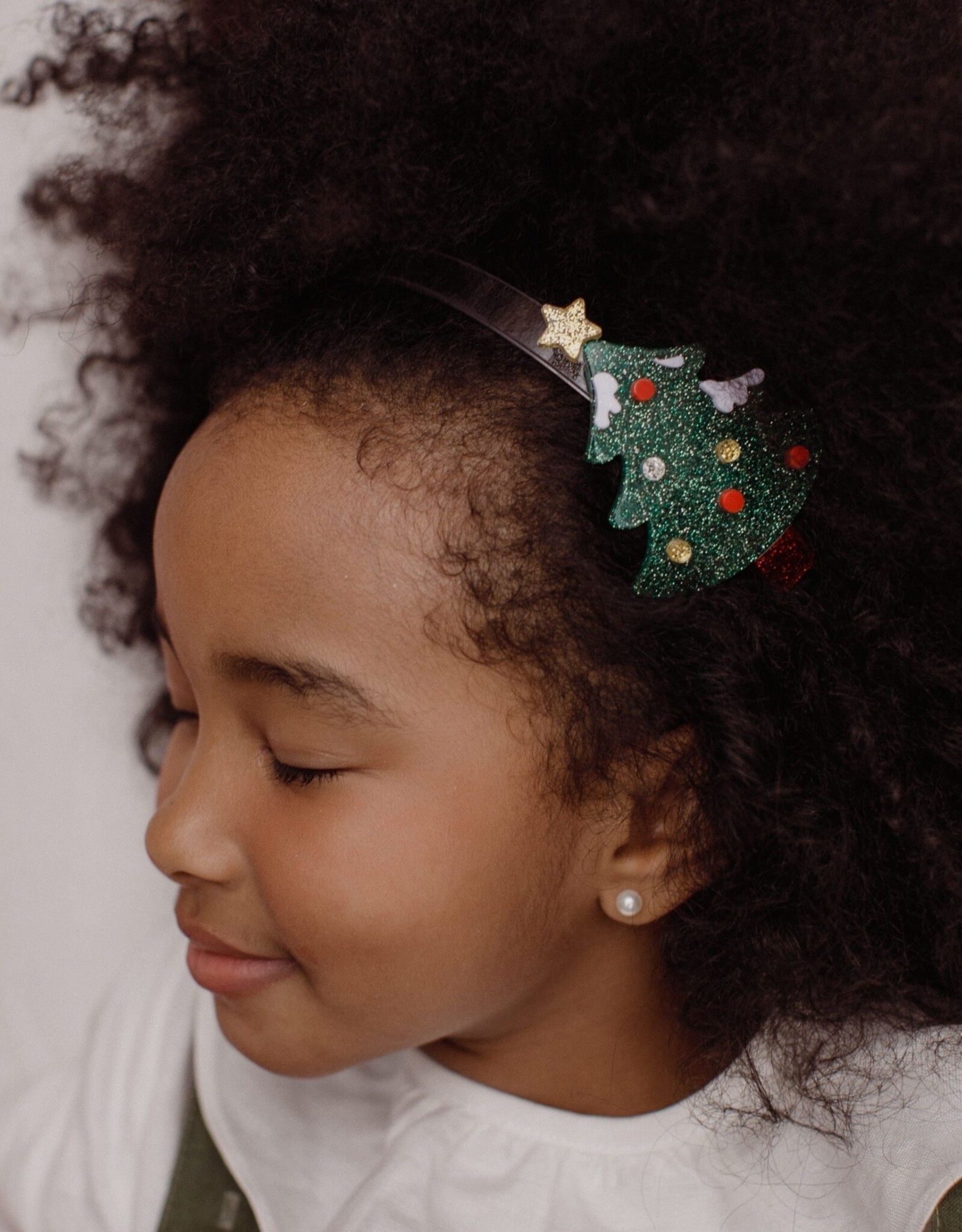 Lilies & Roses LR Headband Christmas Tree Festive H245AB-8J