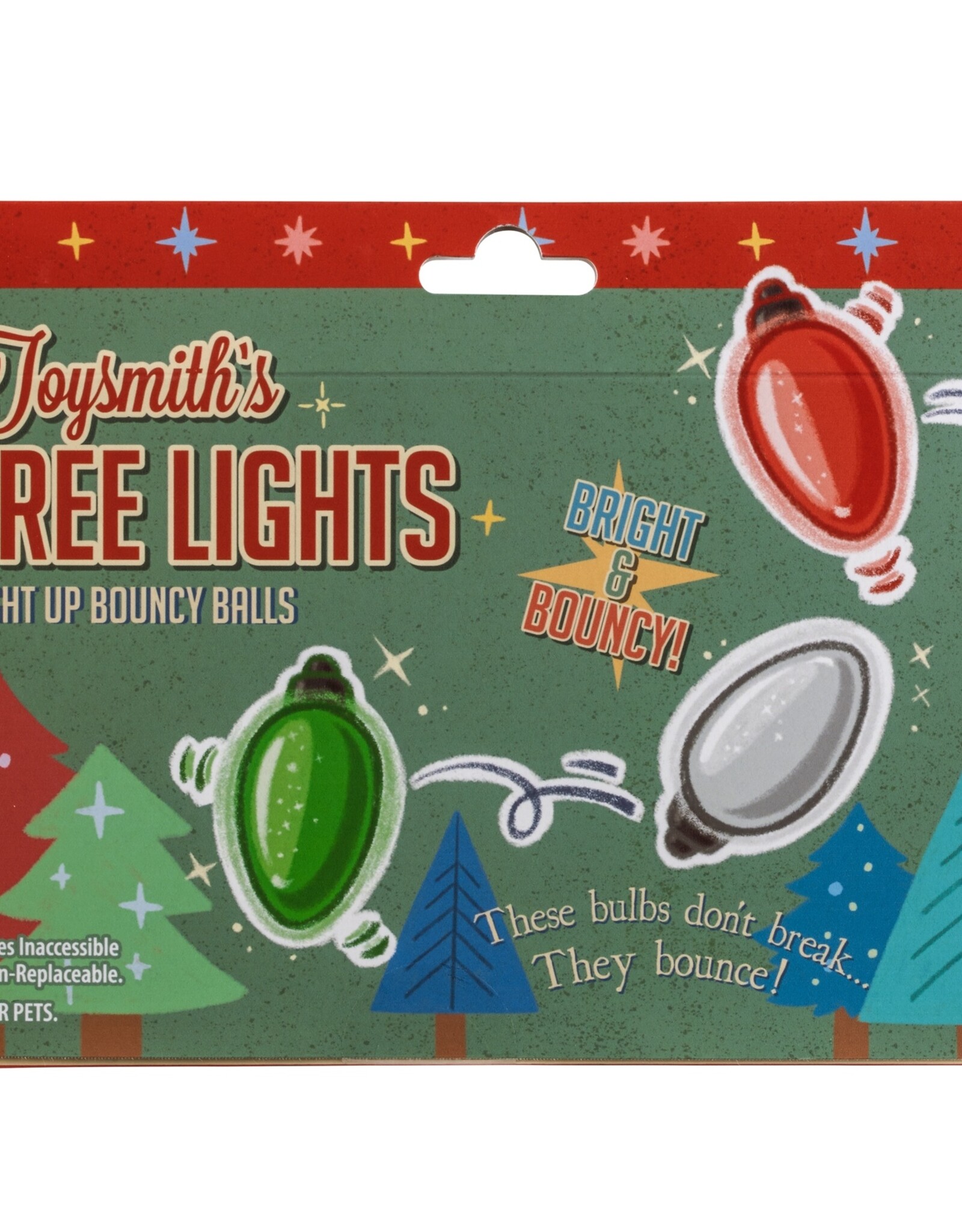 Toysmith Holiday Light Up Bouncy Ball