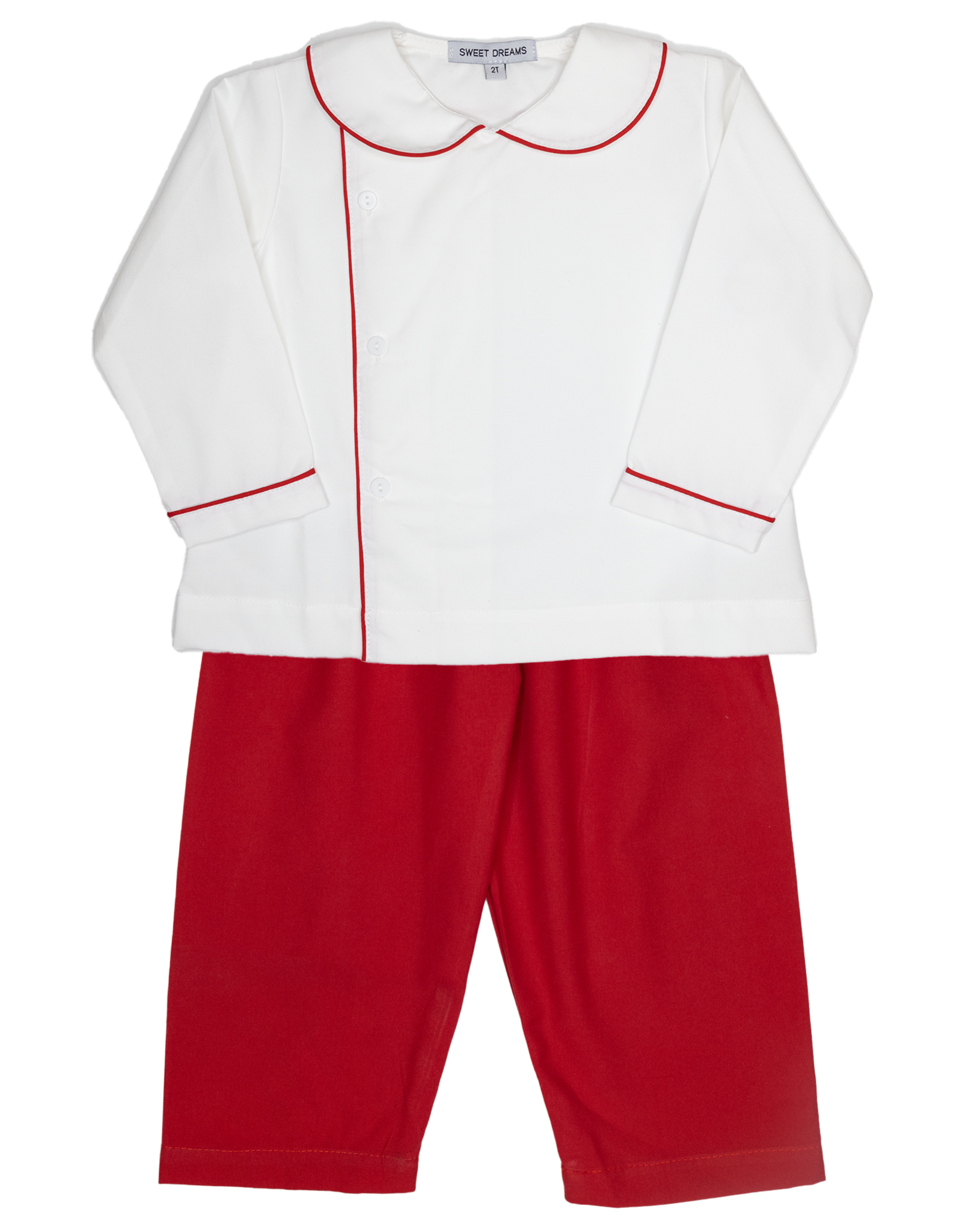Sweet Dreams TT1167M White/Red Pant Set
