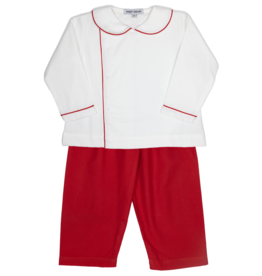 Sweet Dreams White/Red Pant Set