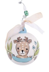 Glory Haus Baby Boy Deer 1st Christmas Ornament