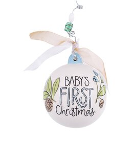 Glory Haus Baby Boy Deer 1st Christmas Ornament