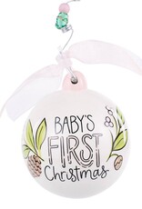 Glory Haus Baby Girl Deer 1st Christmas Ornament