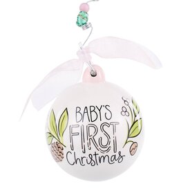 Glory Haus Baby Girl Deer 1st Christmas Ornament