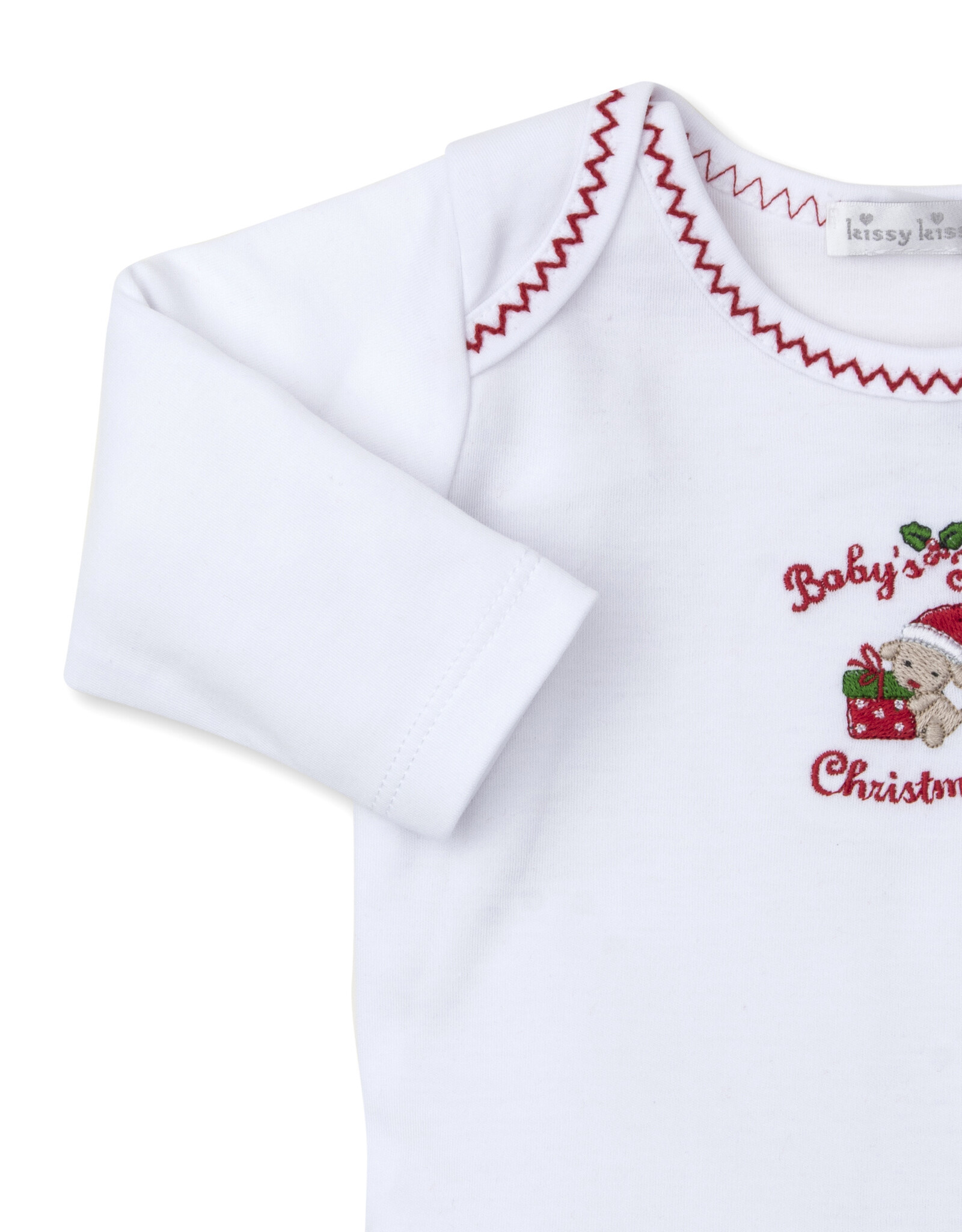 Kissy Kissy F24 Baby's First Christmas Footed Pant Set