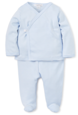 Kissy Kissy 44121 Striped Footed Pant Set Blue
