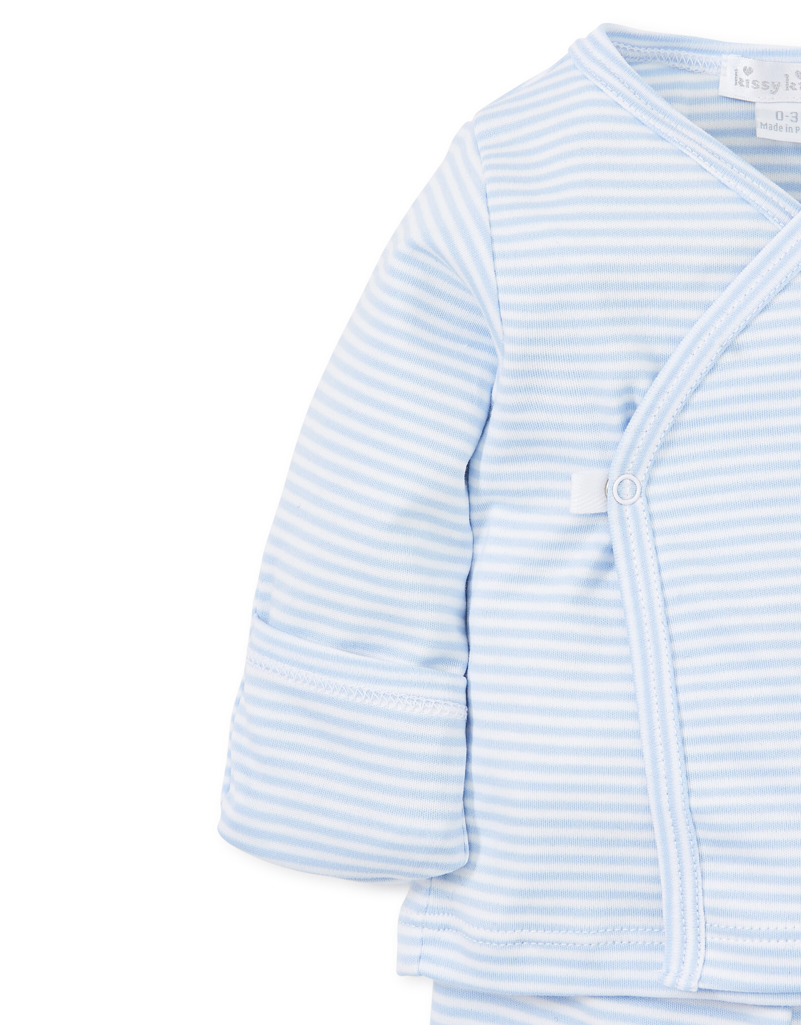 Kissy Kissy 44121 Striped Footed Pant Set Blue
