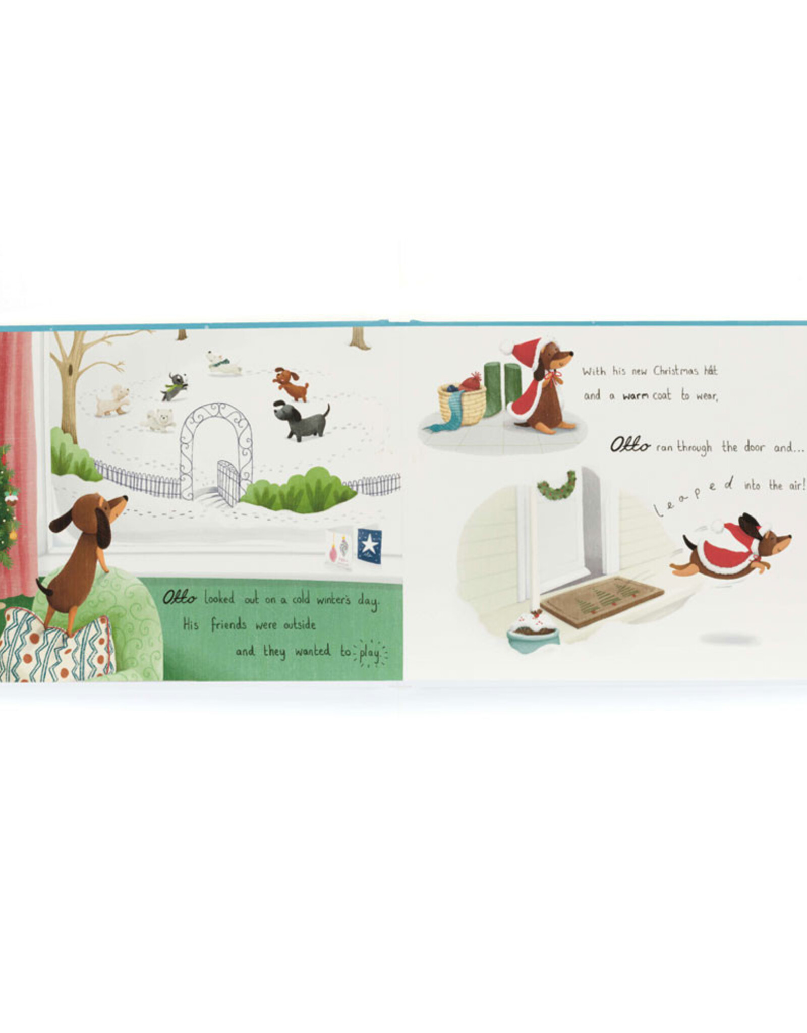 Jellycat Otto's Snowy Christmas Book