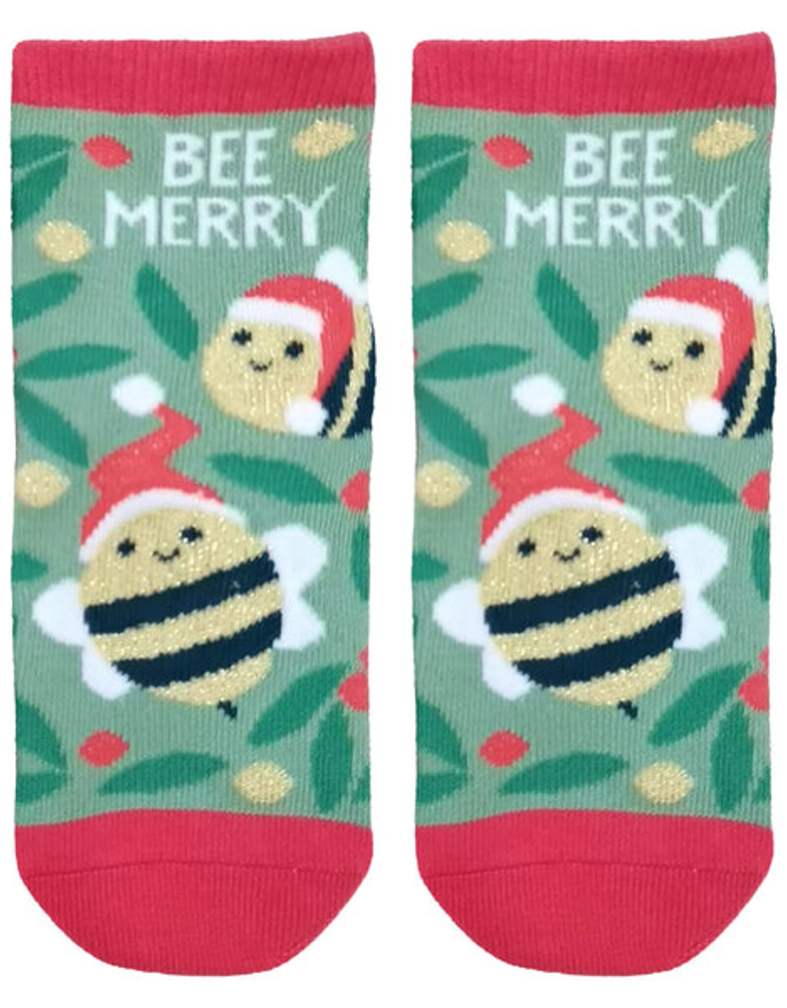 Stephen Joseph SJ Holiday Socks Bee