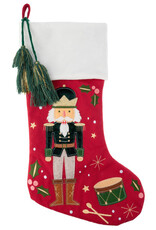 Stephen Joseph SJ Embroidered Christmas Stocking Nutcracker