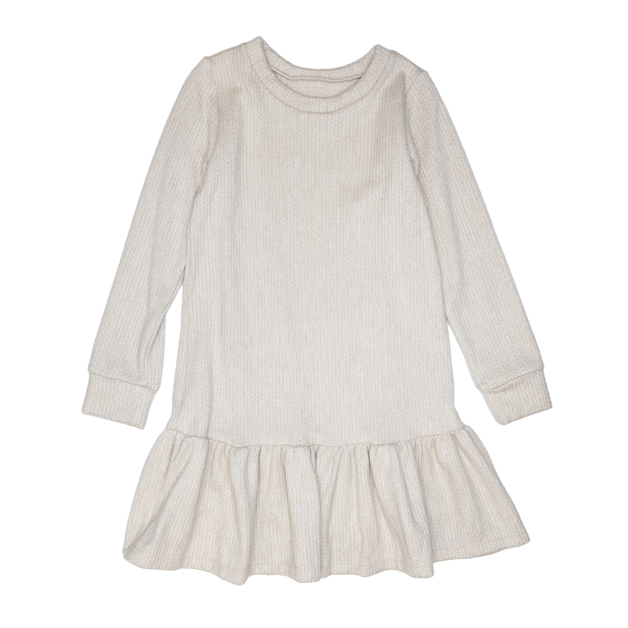 Be Elizabeth BE24 Tan Herringbone Dropwaist Dress Be Elizabeth BE24 Tan Herringbone Dropwaist Dress