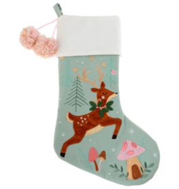 Stephen Joseph Embroidered Christmas Stocking Reindeer
