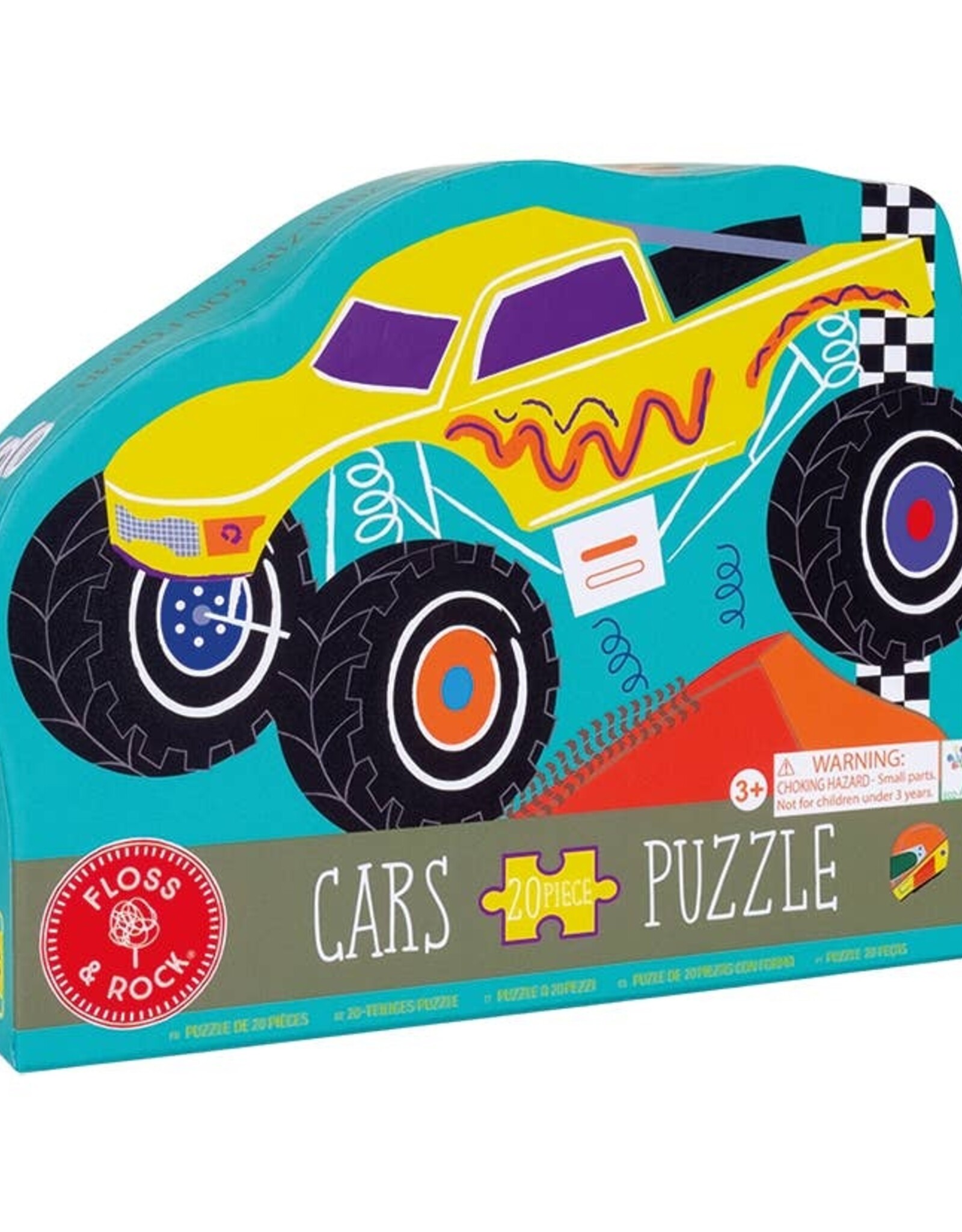 Floss and Rock Cars Monster Truck 20pc Puzzle