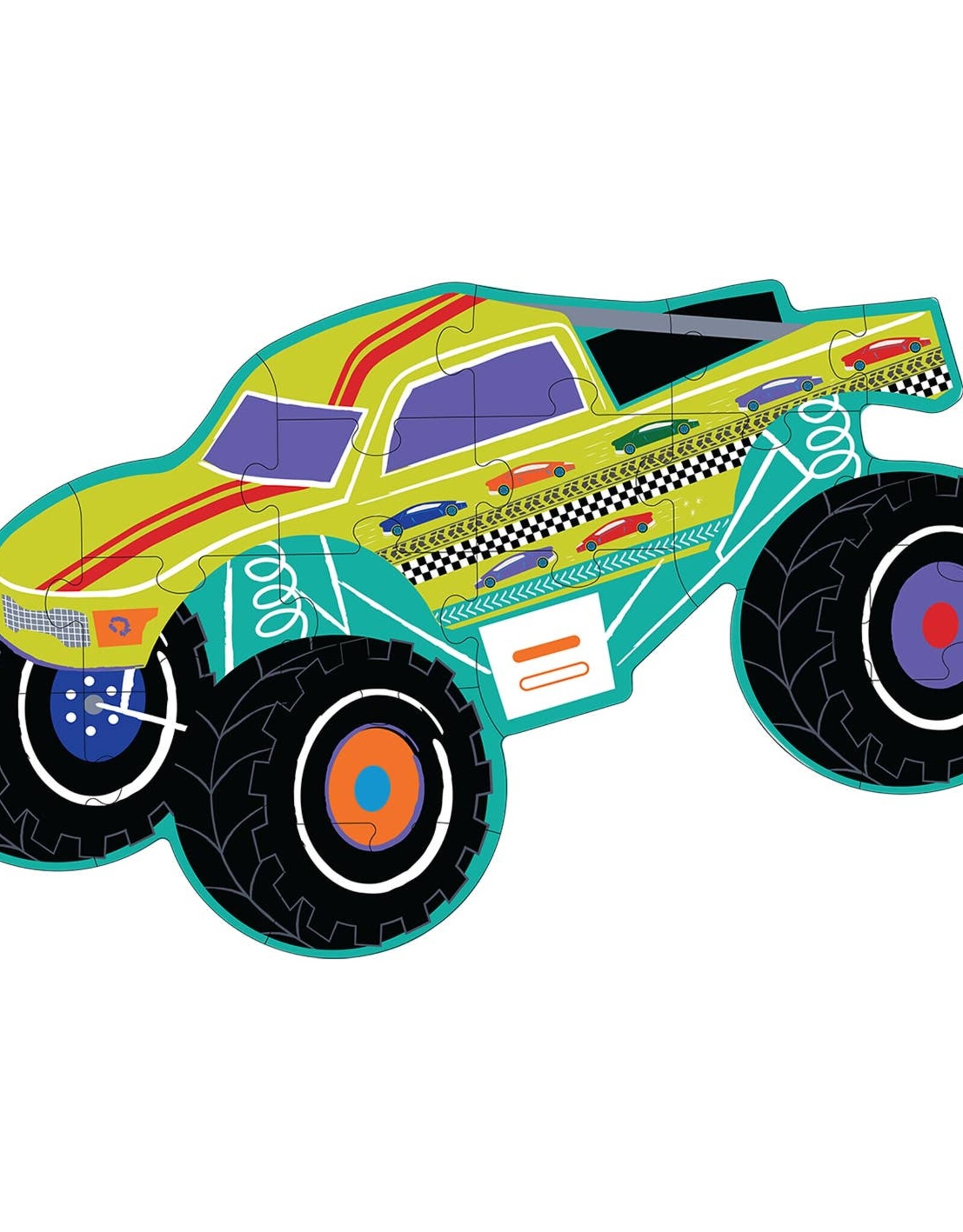 Floss and Rock Cars Monster Truck 20pc Puzzle