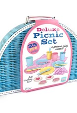 Bright Stripes Deluxe 25pc Picnic Set Pastel