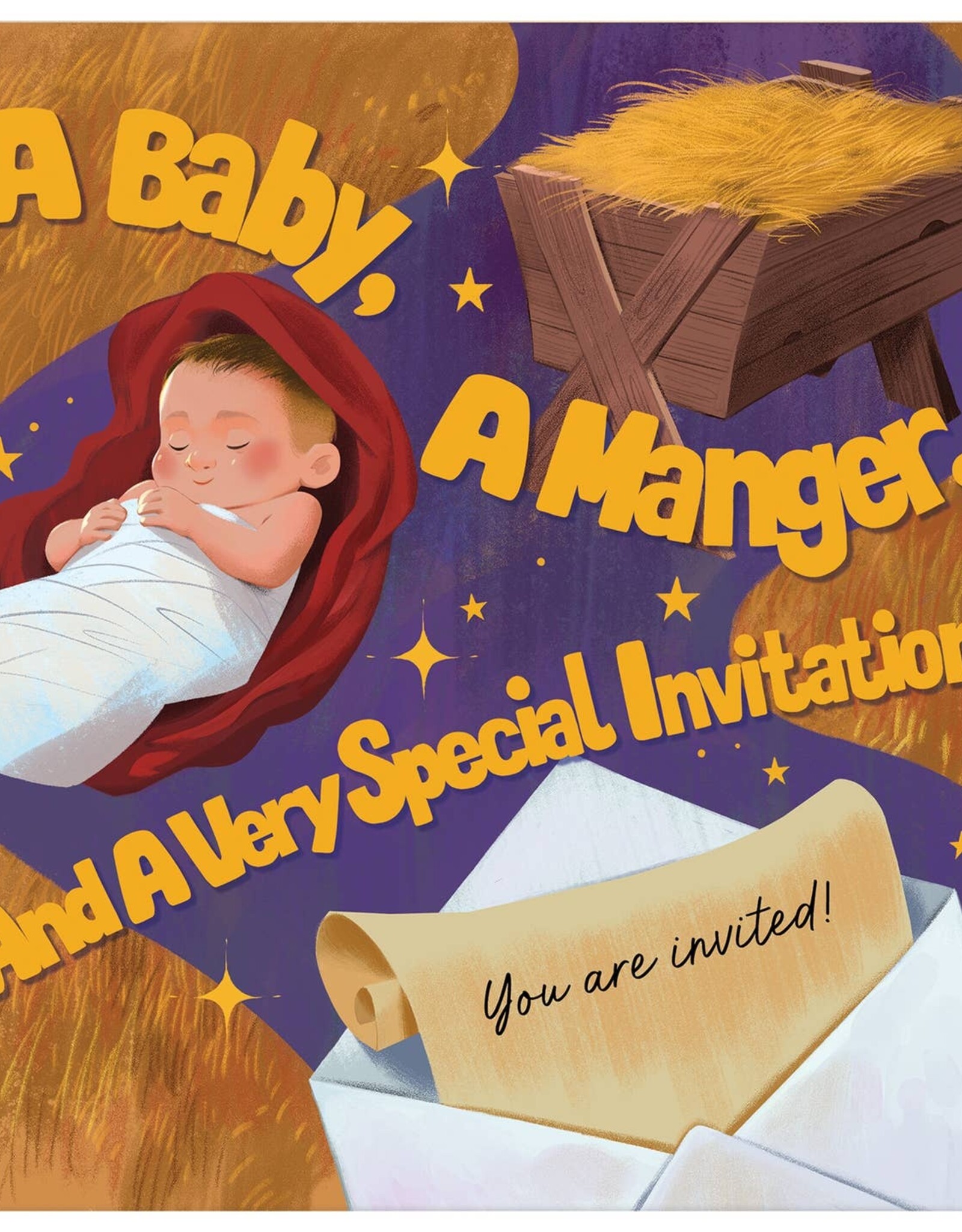 Barbour Publishing A Baby, a Manger, and a Very Special Invitation Book