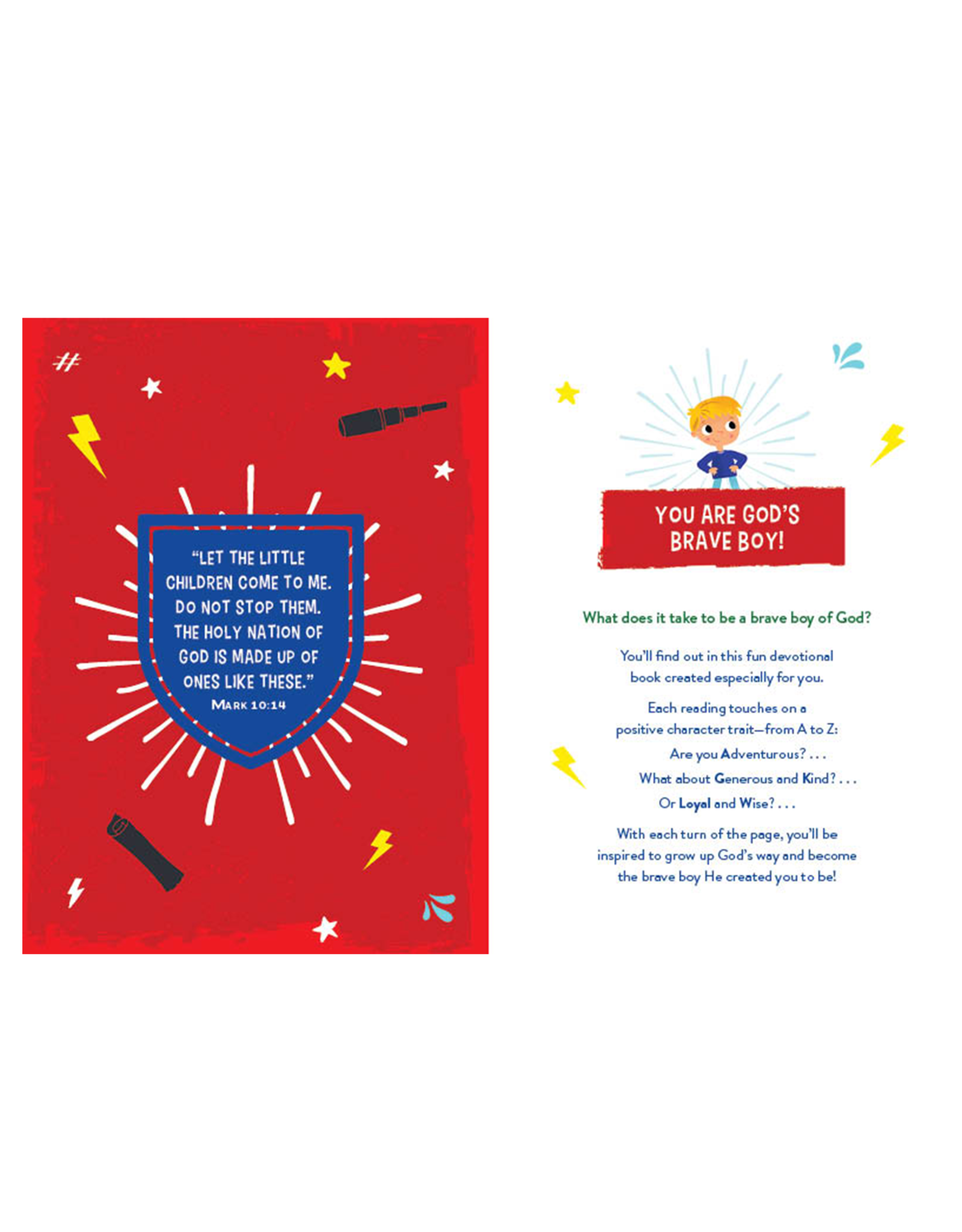 Barbour Publishing A to Z Devotions for Brave Boys