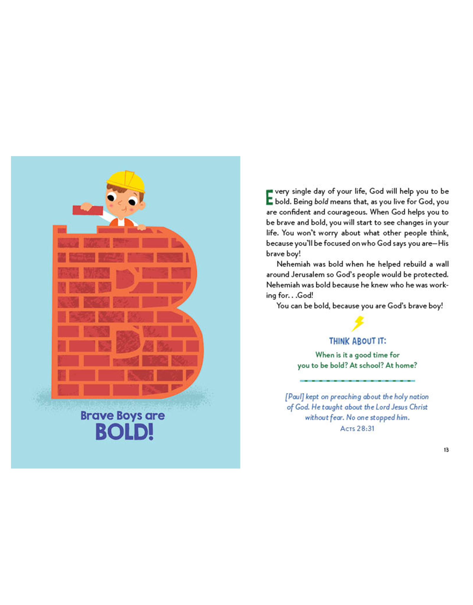 Barbour Publishing A to Z Devotions for Brave Boys