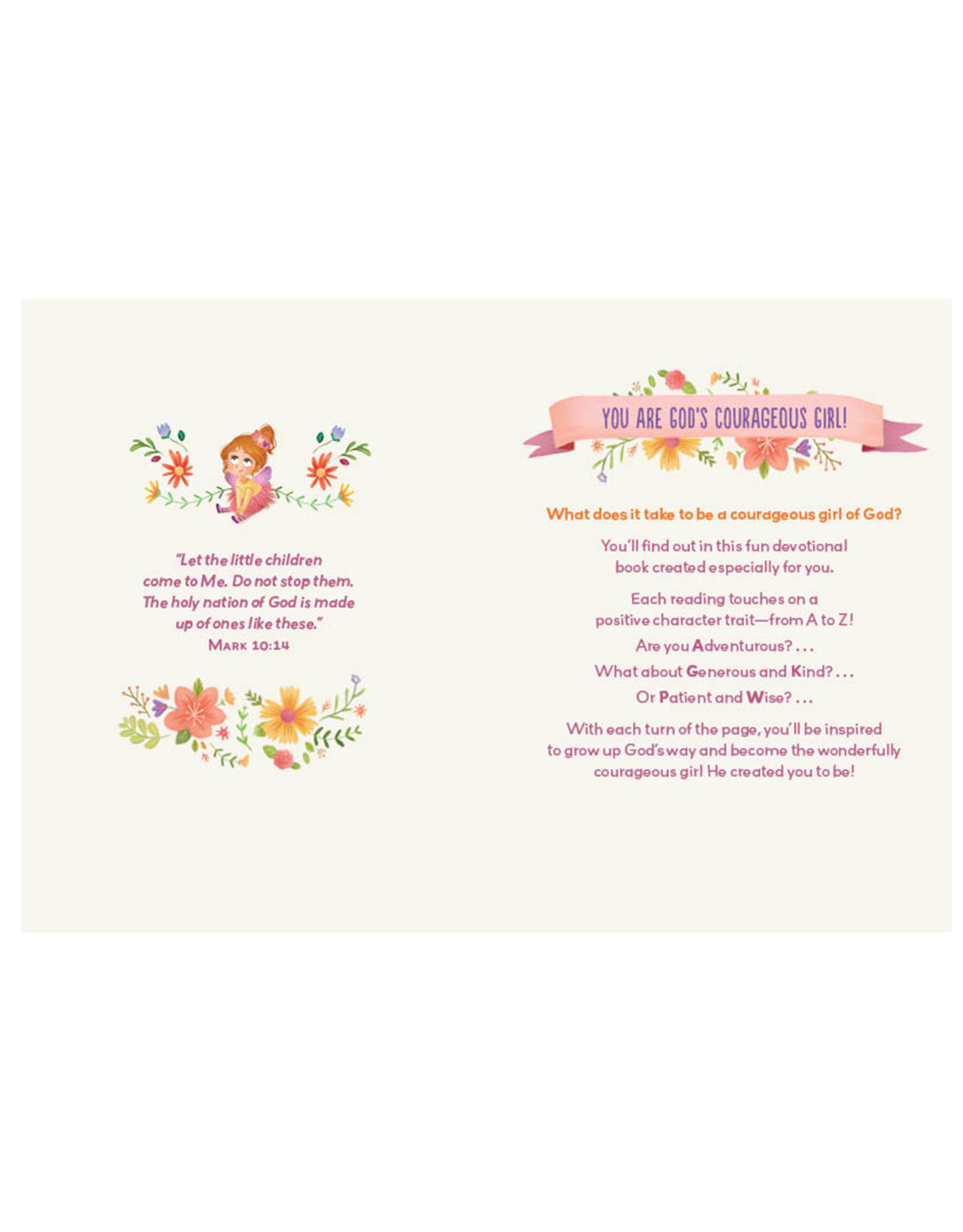Barbour Publishing A to Z Devotions for Courageous Girls