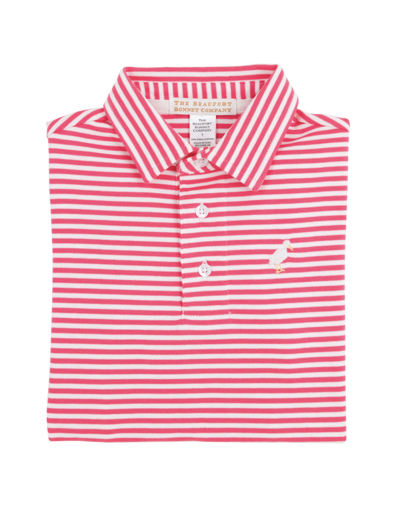 TBBC Prim Proper Polo Palm Springs Punch Stripe