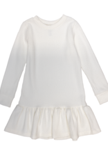 Be Elizabeth BE24 Cream Herringbone Dropwaist Dress