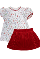 James and Lottie JL24 Kate Skirt Set Nutcracker