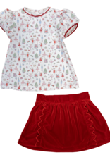 James and Lottie JL24 Kate Skirt Set Nutcracker