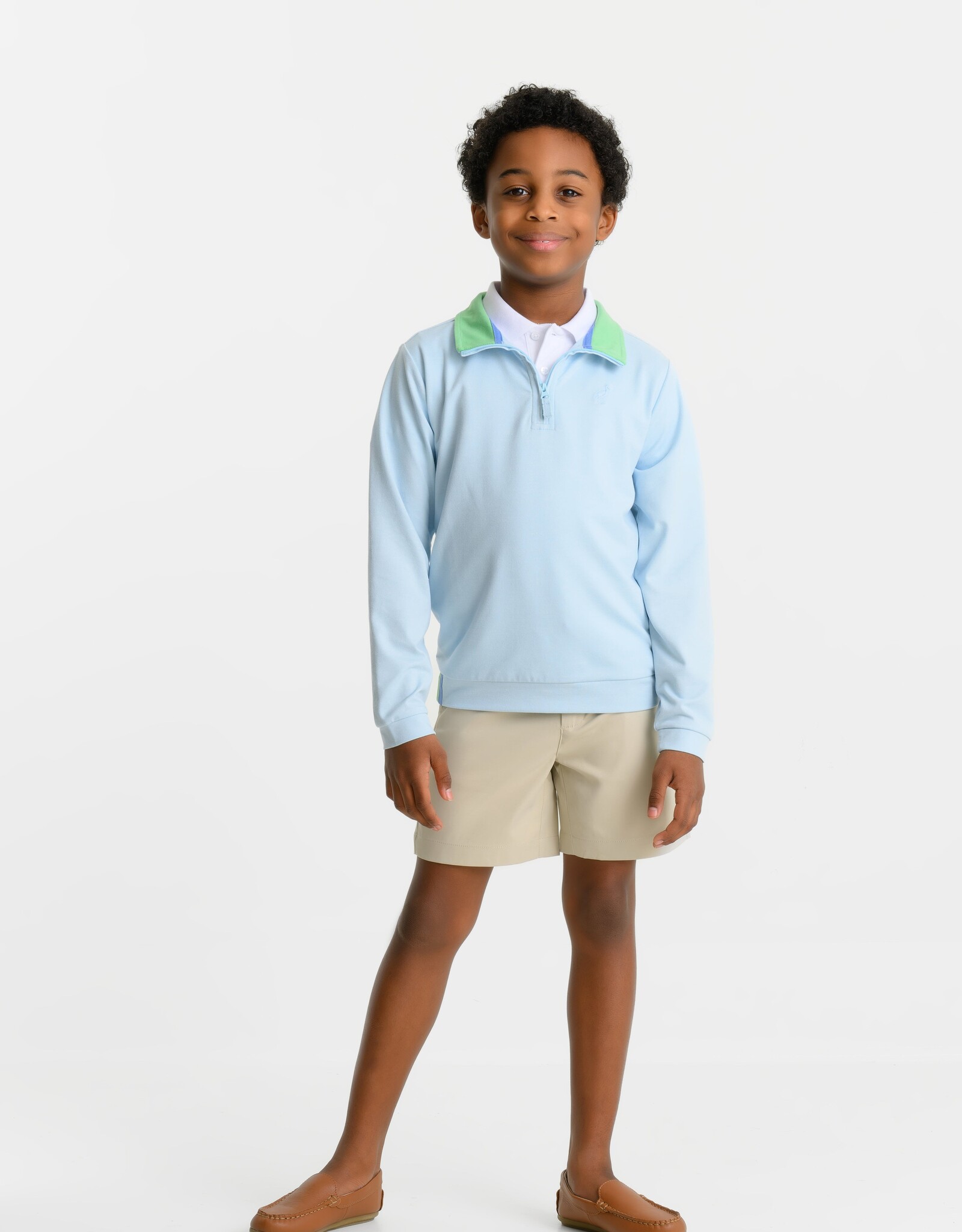 TBBC Prepletic Hayword Half Zip Buckhead Blue