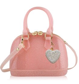 Carrying Kind Cate Purse Light Pink Sparkle Follow Your Heart