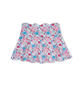 Set Athleisure Zoey Scallop Skort Bloomberry Floral