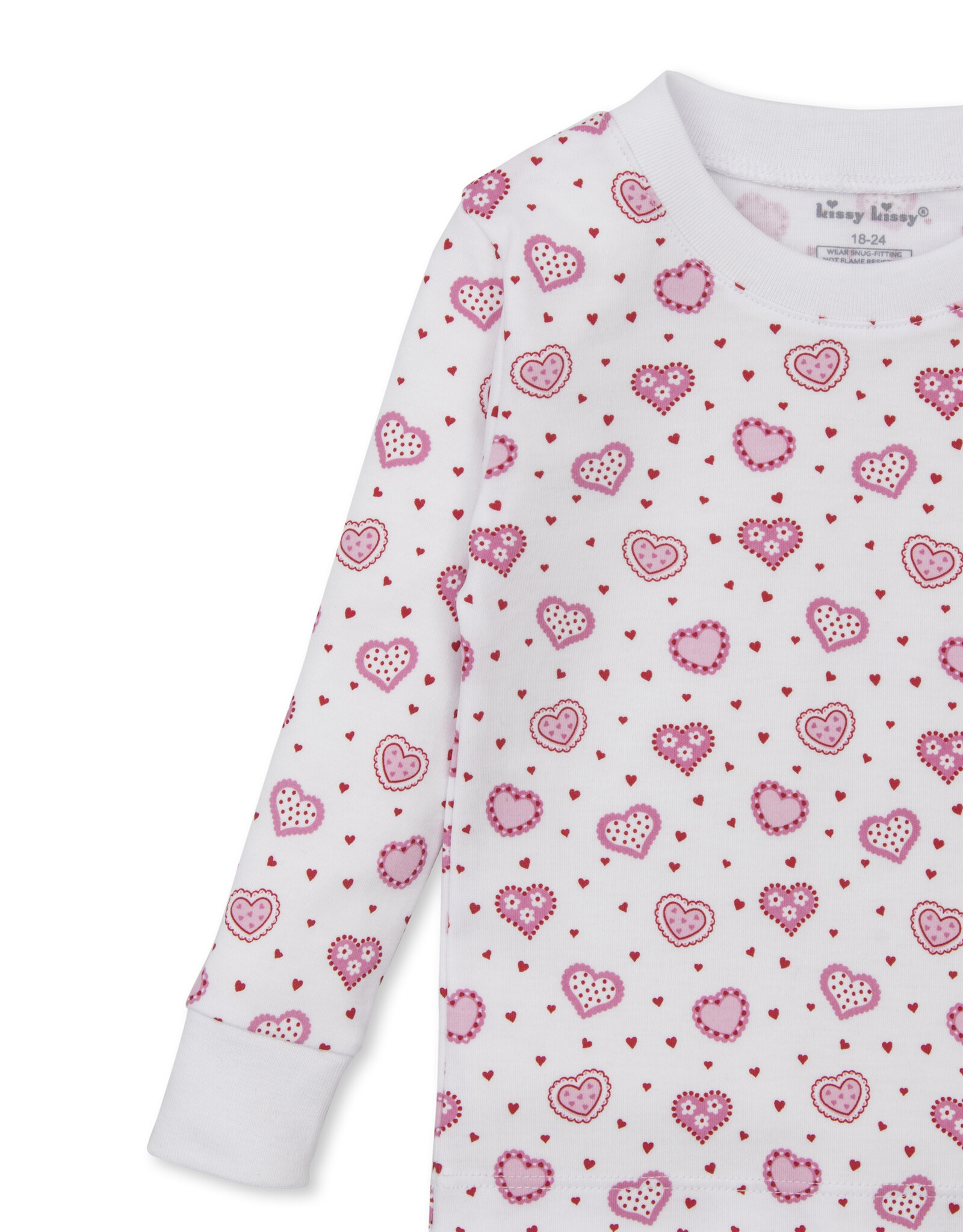 Kissy Kissy Heartfelt Hearts 2pc PJ